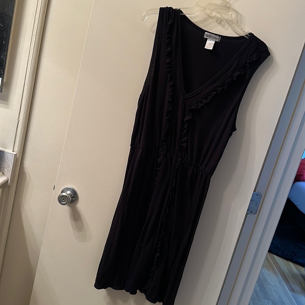 Fishbowl Black Sleeveless Dress in 2X